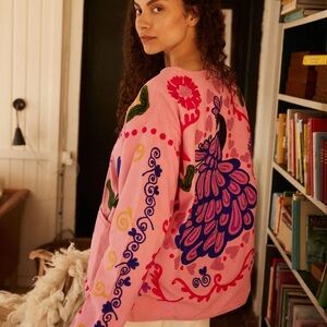 NWT SOLD OUT Free People X Sissel Maggie Suzani Jacket OS